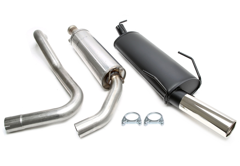 TA Technix Sportauspuffanlage 1x90mm passend für Saab 900 II Coupe + Cabriolet