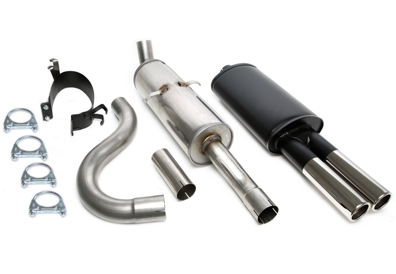 TA Technix sport exhaust system 2x70mm suitable for Volvo 740/940 sedan. + estate