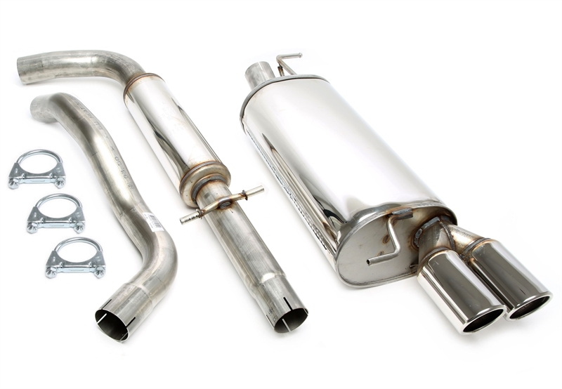 TA Technix Edelstahlanlage 2x80mm passend für Audi A3 1.8T+1.9TDI Typ 8L