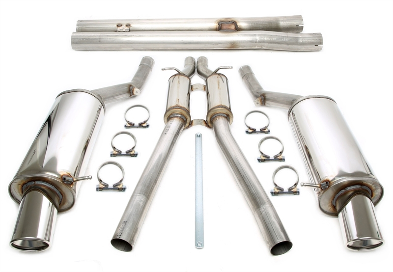 TA Technix Duplex Edelstahlanlage 1x100mm Links+Rechts passend für Audi A6 Quattro Limo.+Avant 2.5TDI/2.7T Typ 4B-C5