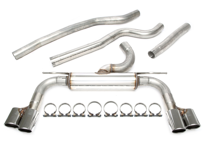 TA Technix Duplex Edelstahlanlage 1x80mm Links+Rechts passend für BMW 3er Grand Turismo 320d Typ F34