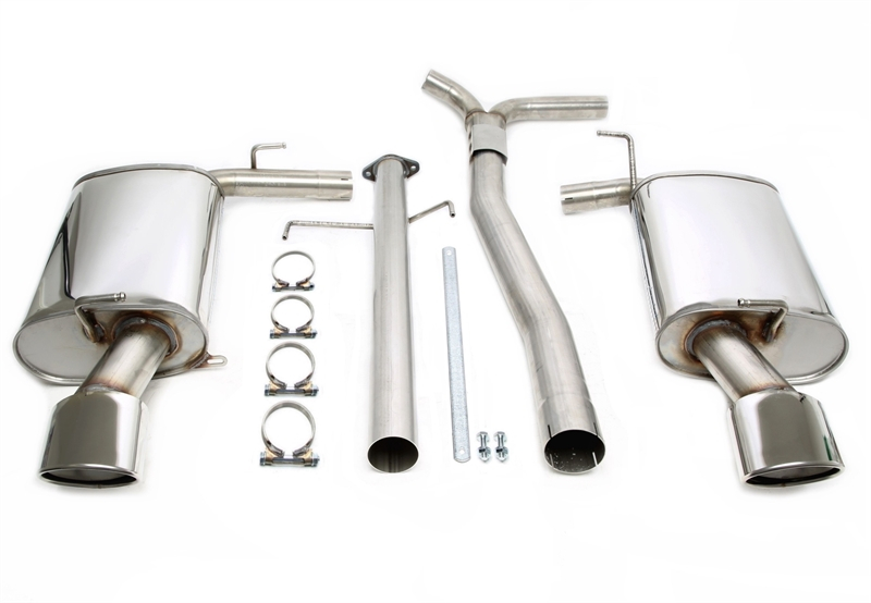 TA Technix duplex stainless steel system 1x90x120mm left+right fits Mazda 6 MPS Turbo Type GG