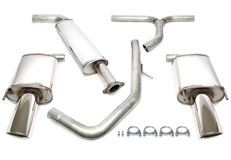 TA Technix Duplex Edelstahlanlage 1x90x120mm passend für Opel Insignia A Kombi 2WD