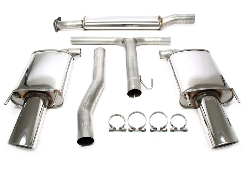 TA Technix Duplex Edelstahlanlage 1x90x120mm passend für Opel Insignia A Kombi 4WD