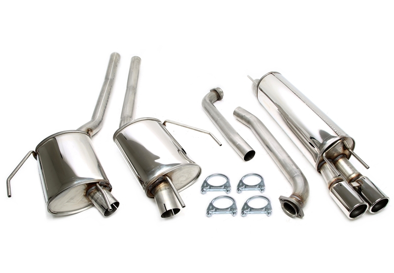 TA Technix Edelstahlanlage 2x80mm passend für Opel Omega B Limo.