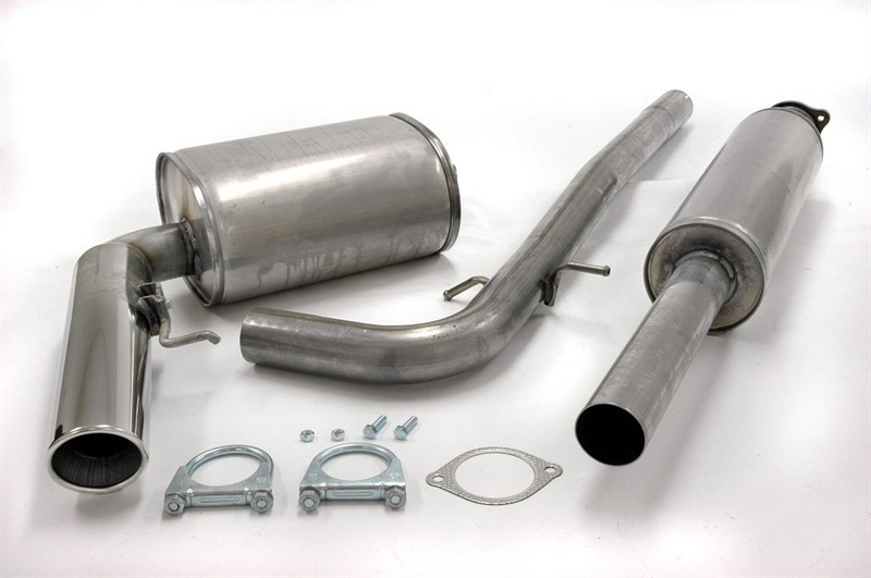 TA Technix Sportauspuffanlage 1x90mm passend für Volvo S60 I 2.4l Typ R
