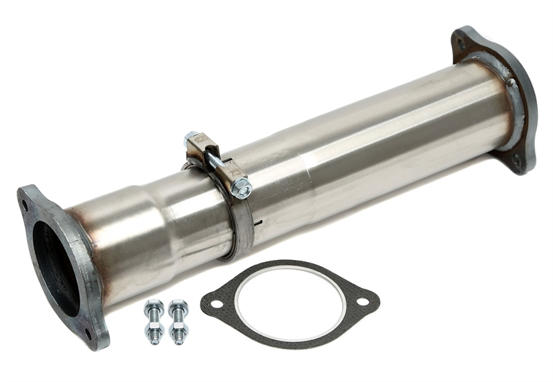 TA Technix Adapterrohr nach Katalysator zu Duplex Edelstahlanlage 1x100mm Links+Rechts passend für Volvo V70 III