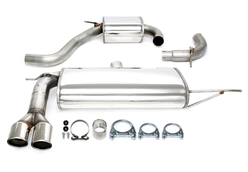 TA Technix Edelstahlanlage 2x80mm passend für VW Scirocco III