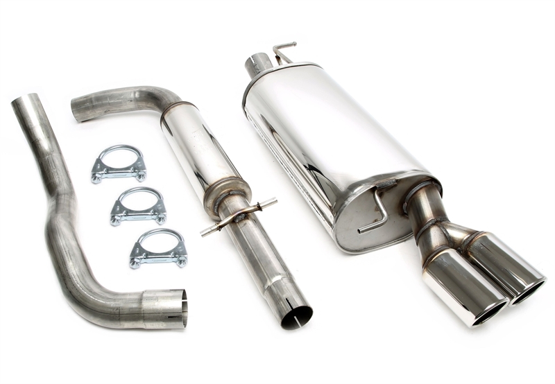 TA Technix Edelstahlanlage 2x80mm passend für Seat Leon 1.8T Typ 1M