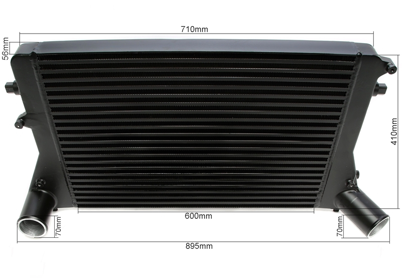 TA Technix Ladeluftkühler Kit schwarz passend für Audi A3/S3 (8P) / TT (8J) / Seat Leon (1P)/ Skoda Octavia (1Z), Superb (3T) / Golf V+VI (1K) / Jetta III+IV (1KM/16(16H) / Eos (1F) / Passat (3C/3CC) / Scirocco III (13)