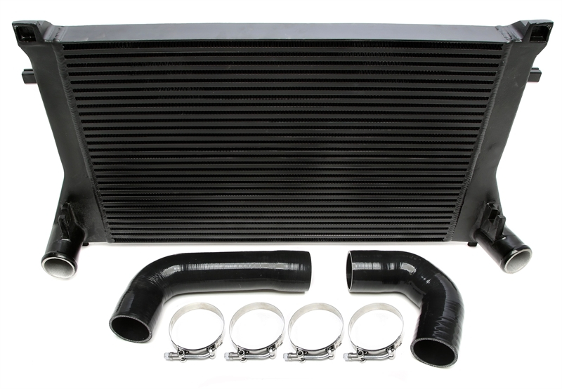 TA Technix Ladeluftkühler schwarz passend für Audi A3 (8V), TT (8S) / Seat Leon (5F) / Skoda Octavia III (5E), Superb III (3T) / VW Golf VII (AU), Passat (B8) 1.8TFSI+2.0TFSI Motoren