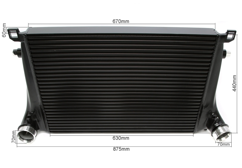 TA Technix Ladeluftkühler Kit passend für VW Golf VIII Plattform MQB EA888/Gen.4