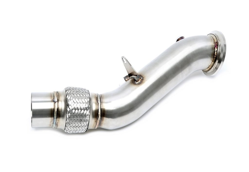 TA Technix Downpipe ohne Katalysator mit Flexrohr passend für BMW 1er Serie F20/F21, 2er Serie F22/F23, 3er Serie F30/F31/F34, 4er Serie F32/F33/F36 ,6er Serie G32, 7er Serie G11/G12 - Motorcode B48