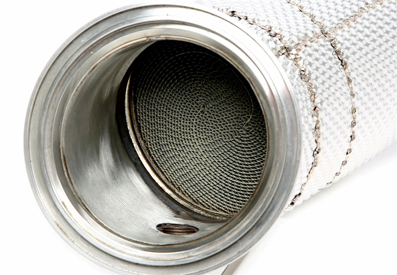 TA Technix Downpipe mit Hitzeschild und Katalysator mit passend für BMW 2er Serie Typ G42, 3er Typ G20/21, 5er Typ G30/31, 6er Typ G32, 7er Typ G11, 8er Typ G14/15/16, Z4 Typ G29, Toyota Supra MK5 Typ A91 - Motorcode B58