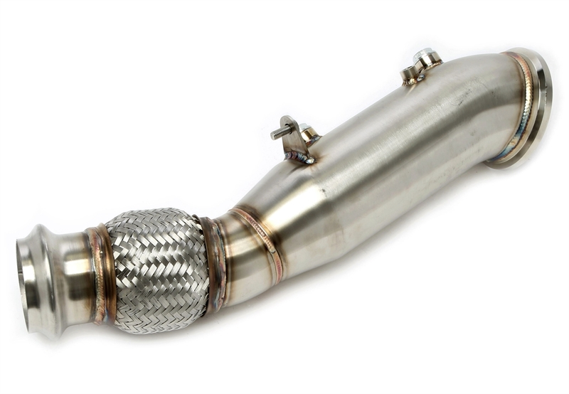 TA Technix downpipe without catalytic converter with flex pipe fits for BMW 1 Series F20/F21, 2 Series F22/F23, 3 Series F30/F31/F34, 4 Series F32/F33/F36, 6 Series G32, 7 Series G11/G12 - engine code B46