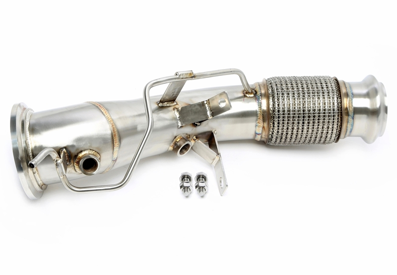 TA Technix Downpipe ohne Katalysator F & G Chassis passend für BMW 1er Serie F20/F21, 2er Serie F22/F23, 3er Serie F30/F31/F34, 4er Serie F32/F33/F36 , 5er Serie G30,G31, 6er Serie G32, 7er Serie G11/G12, X3/X4 G01/G02 - B48 Motoren