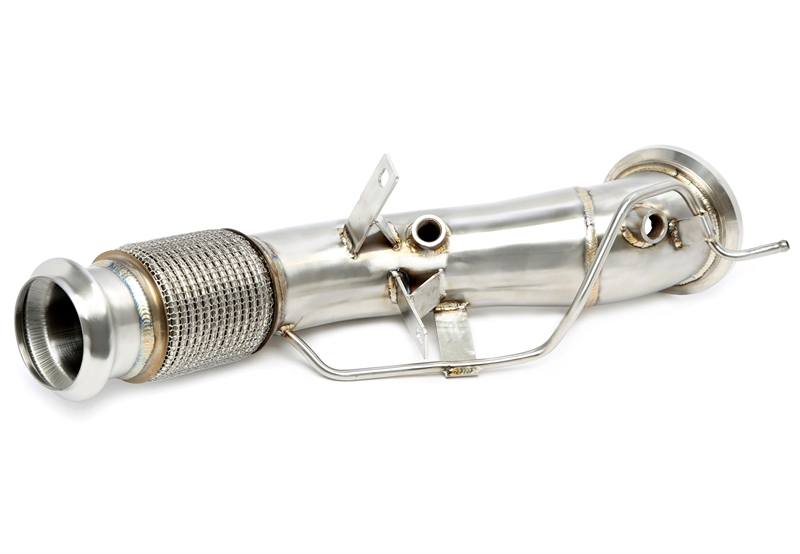 TA Technix Downpipe ohne Katalysator F & G Chassis passend für BMW 1er Serie F20/F21, 2er Serie F22/F23, 3er Serie F30/F31/F34, 4er Serie F32/F33/F36 , 5er Serie G30,G31, 6er Serie G32, 7er Serie G11/G12, X3/X4 G01/G02 - B48 Motoren