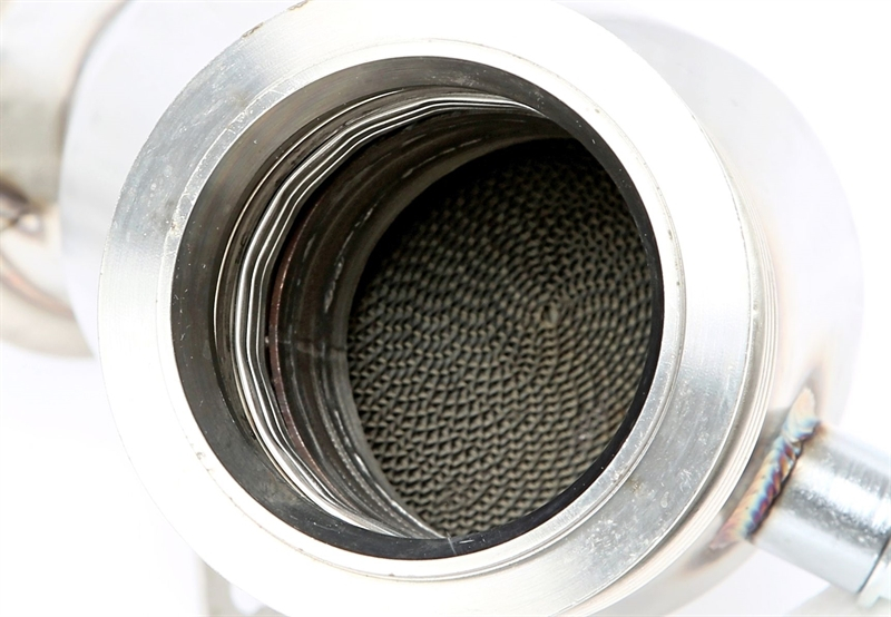 TA Technix Downpipe mit Katalysator passend für BMW 1er Serie Typ F20/F21, 3er Serie Typ F30/F31/F34 - Motocode N55 vor Baujahr 06.2013