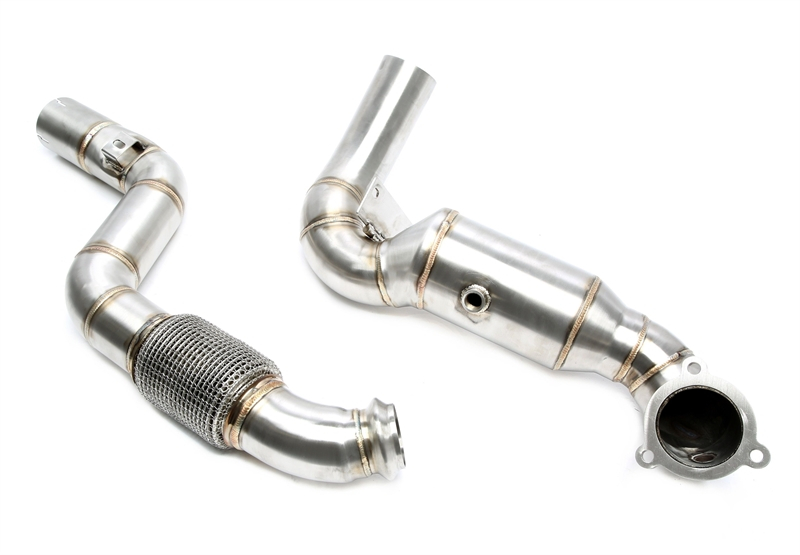 TA Technix Downpipe mit Katalysator passend für Mercedes Benz A-Klasse W176, CLA-Klasse Coupe+Shooting Brake C117, X117