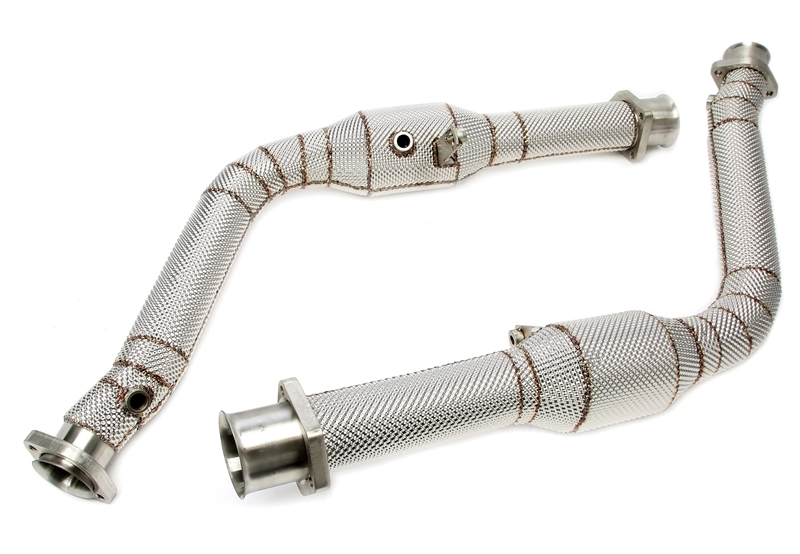 TA Technix Downpipe mit Hitzeschild und Katalysator passend für Mercedes Benz G-Klasse G63 AMG W463 - Motorcode M157