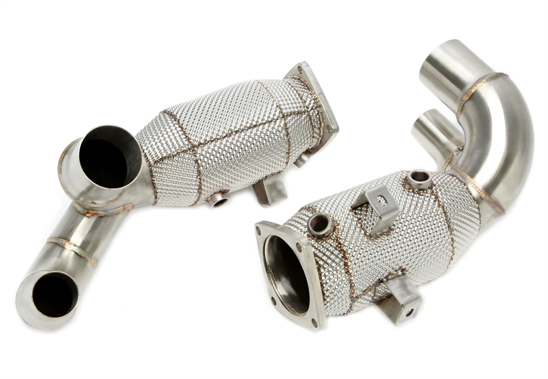 TA Technix Downpipe mit Hitzeschild und Katalysator passend für Porsche 911 Carrera/S Modelle Typ 991.2