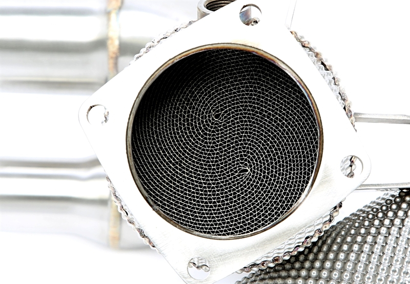 TA Technix Downpipe mit Hitzeschild und Katalysator passend für Porsche 911 Carrera/S Modelle Typ 991.2