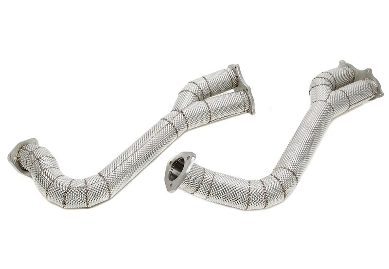 TA Technix Downpipe mit Hitzeschutz passend für Porsche 718 Boxster/Boxster Spyder GTS 4.0 / 718 Cayman GTS 4.0/4.0 GT4 Typ 982