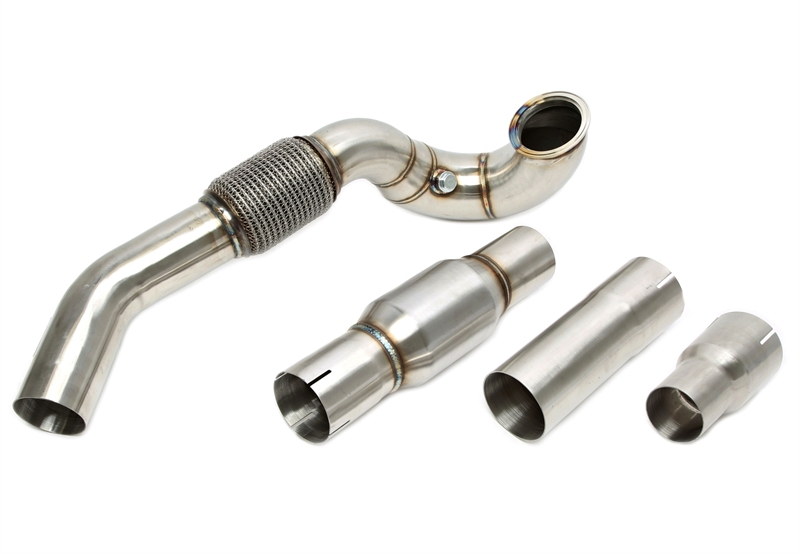 TA Technix Downpipe mit Katalysator passend für Audi A3 (8V)/ Seat Leon (5F)/ Skoda Octavia (5E), Superb (3T)/ VW Golf VII (AU), Passat B8