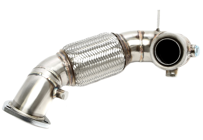 TA Technix Downpipe mit Flexrohr passend für Audi A3 (8P) / Skoda Octavia (1Z), Superb (3T) / VW Golf VI (1K), Jetta (1KM), Scirocco III (13), Touran (1T) - 1.6l+2.0l TDI