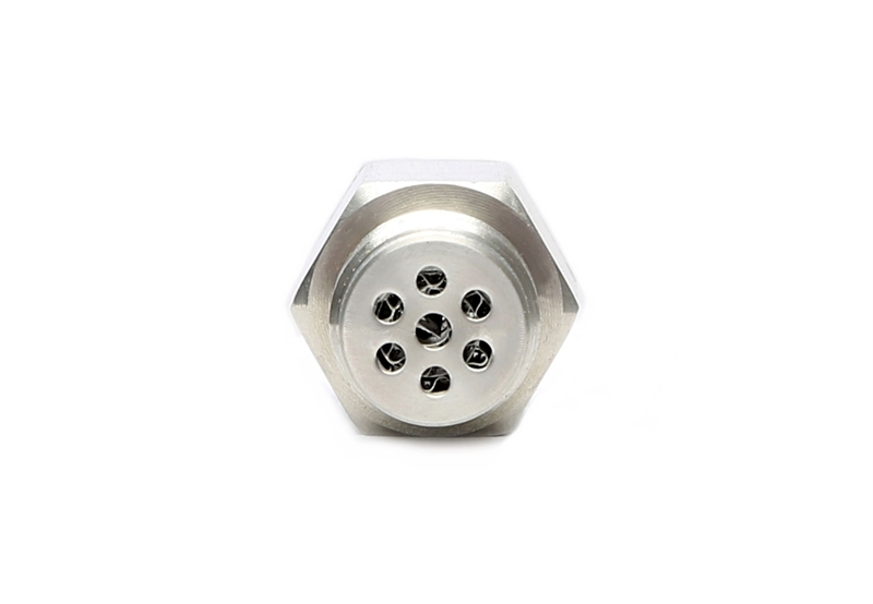 TA Technix universeller gerader Mini Kat Lambdasonden Eliminator  - Abmessung M18 x 1,5 x 58mm  - passend für Downpipe/Sportkatalysator/Nachkat
