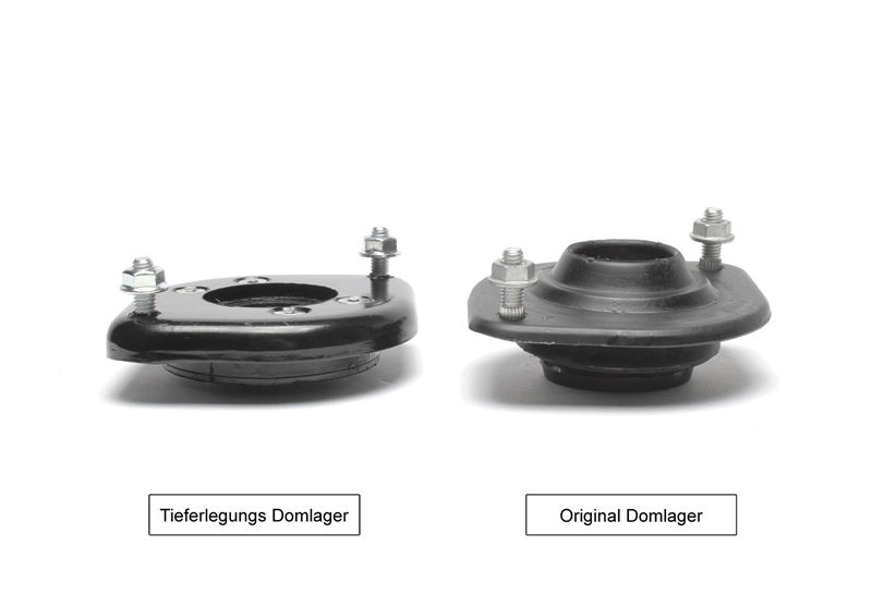 TA Technix Tieferlegungs-Domlager Set / Vorderachse -25mm / Airride / Luftfahrwerk +Gewindefahrwerk / passend für Opel Corsa A +B / Tigra A / Combo