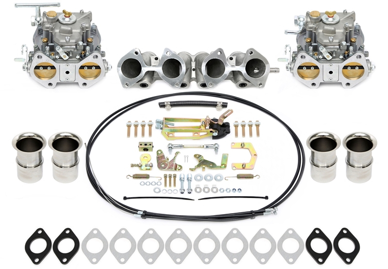 TA Technix 40mm DCOE Vergaser - Komplettkit passend für VW 2.0l 8V Motoren