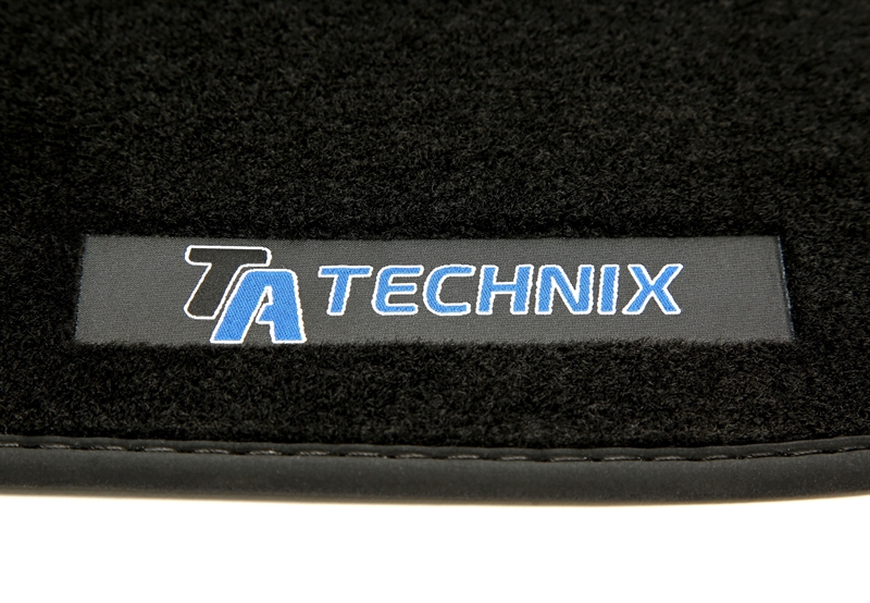 TA Technix Fußmatten Set mit Logo passend für Audi A4 Typ B5