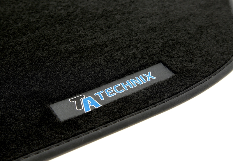 TA Technix Fußmatten Set mit Logo passend für Audi A6 Typ 4B