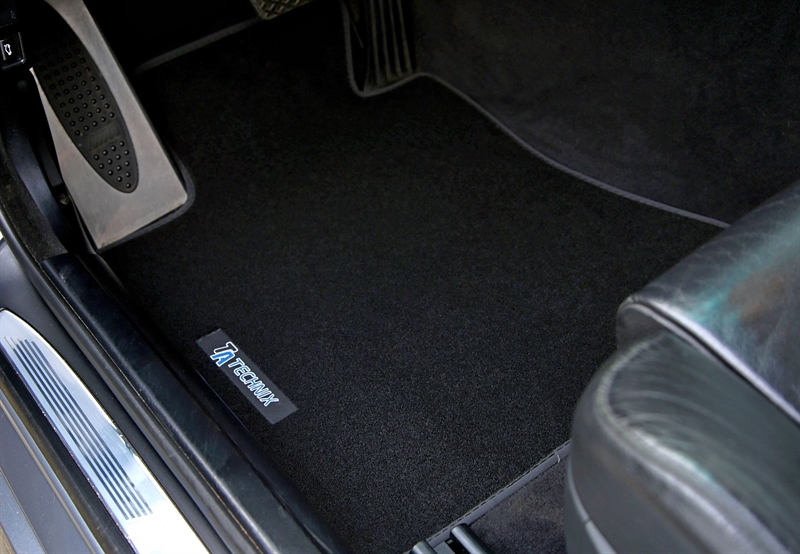 TA Technix Fußmatten Set mit Logo passend für Audi A4 Typ 8K