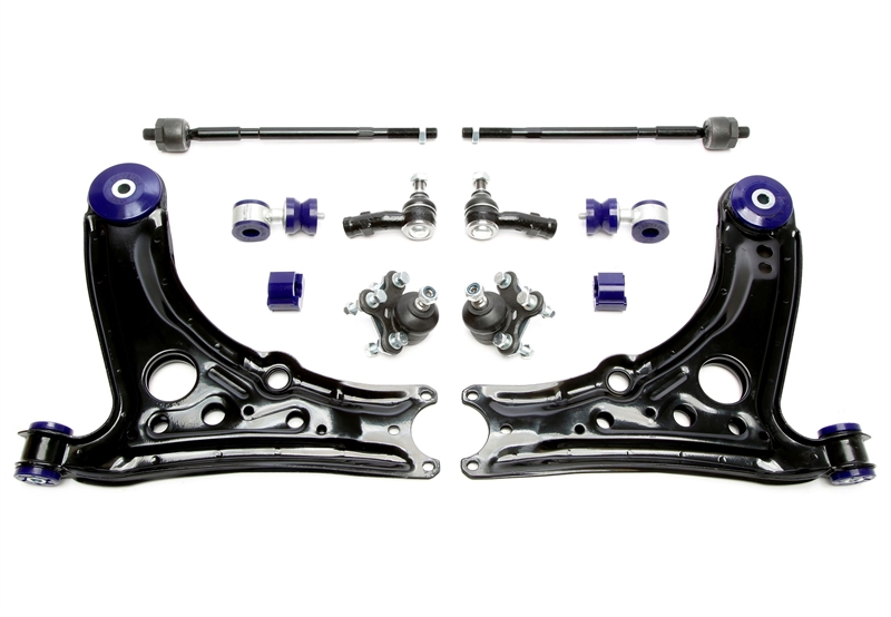 TA Technix wishbone set with PU bushings suitable for VW Polo 6N