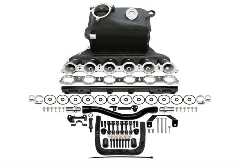 TA Technix Ansaugbrücken Set schwarz passend für BMW 2er Serie M2 (G87), 3er Serie  M3 (G80), 4er Serie M4 (G82) mit Motorcode S58