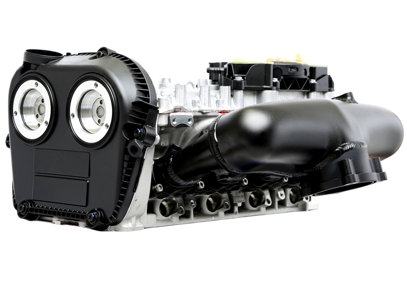 TA Technix Ansaugbrücke schwarz passend für VW MQB Plattform EA888 Generation 3 - 2.0l Motoren