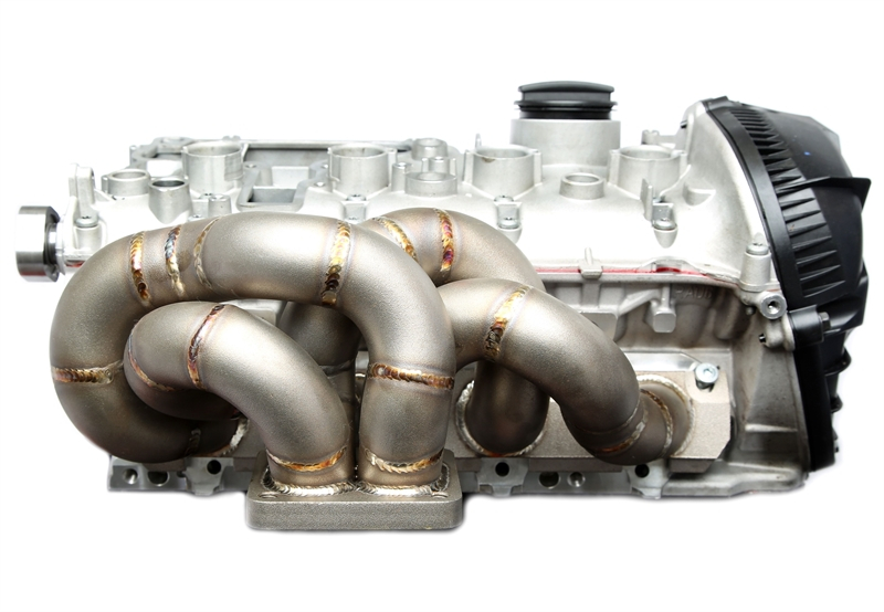 TA TechnixTurbo manifold/boost manifold stainless steel with T4 flange fits for Audi/Seat Skoda/VW engines (MQB) EA113 / EA888 with 2.0l TFSI/TSI with engines