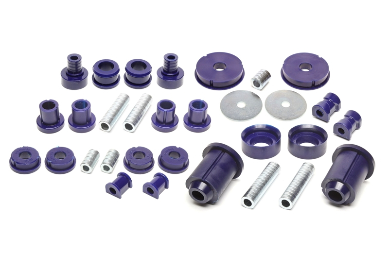 TA Technix GmbH - TA Technix PU-Buchsen Kit 37-teilig / Vorderachse+ Hinterachse / Vorderachse mit Ø 19mm Stabi / M3 Exzenter / Hinterachse mit  Ø 16mm Stabi / passend für BMW 3er Serie E30