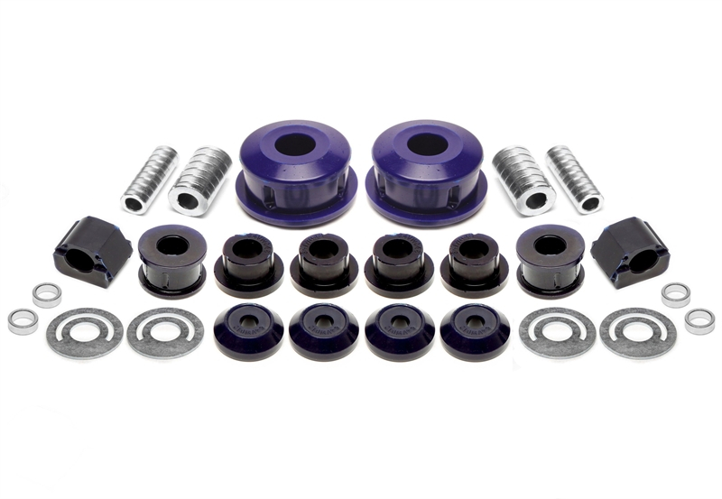 TA Technix PU-Buchsen Kit 26-teilig / Vorderachse mit 18mm Stabi / passend für Seat Arosa (6H)/ VW Lupo (6X/6E)/ Polo (6N+6N2)