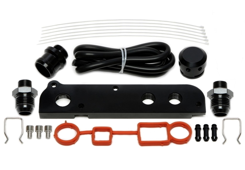 TA Technix PCV Fix Crankcase Ventilation Kit with Thread Adapter NPT to Dash suitable for Audi/VW 2.0T MQB (EA113)
