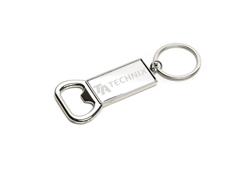 TA Technix Keychain Bottle Opener white