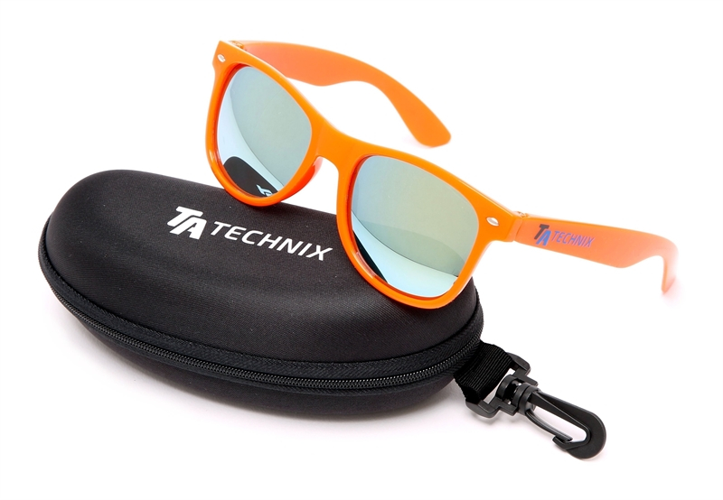 TA Technix Sunglasses orange including case