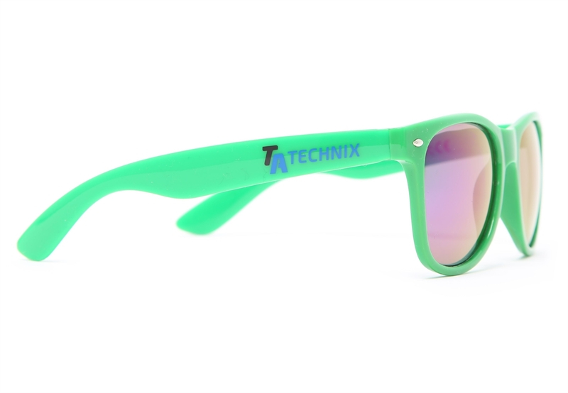 TA Technix Sunglasses Green Including Case
