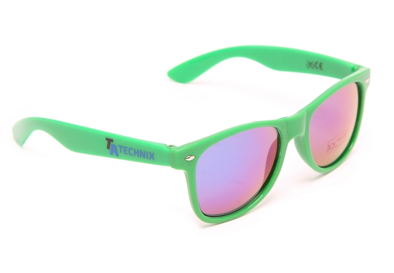 TA Technix Sunglasses Green Including Case