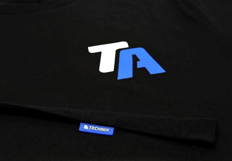 TA Technix T-Shirt Basic schwarz