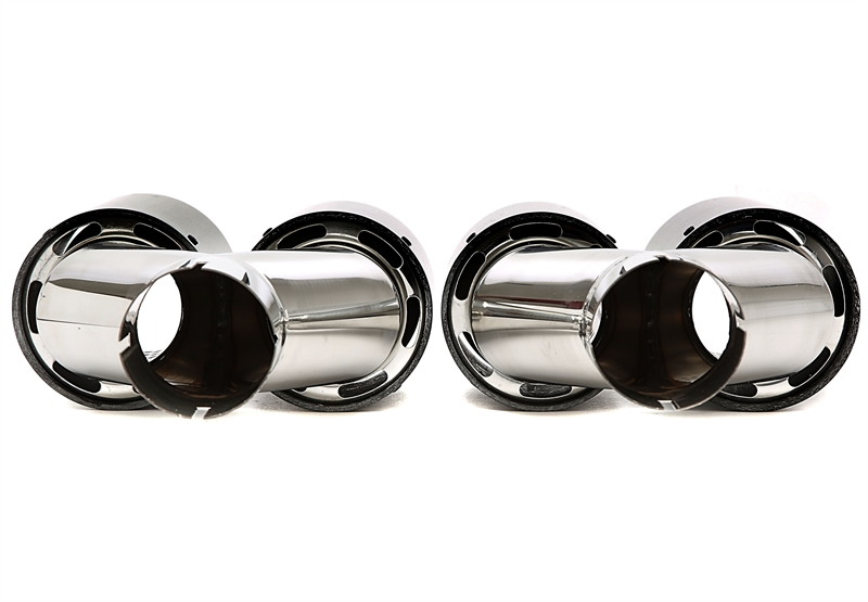 TA Technix Endrohr Edelstahl  zum anschrauben in chrom/glänzend passend für BMW 3-6er Serie (G Reihe) / X3/X4 Serie (G Reihe)