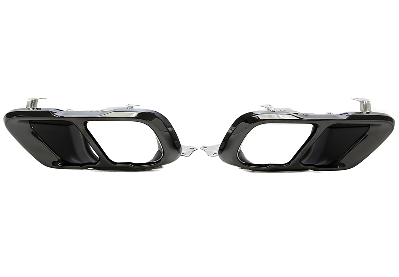 TA Technix Endrohrblende  zum anschrauben in schwarz/glänzend passend für BMW X5-X7er Serie (G05/G06/G07)