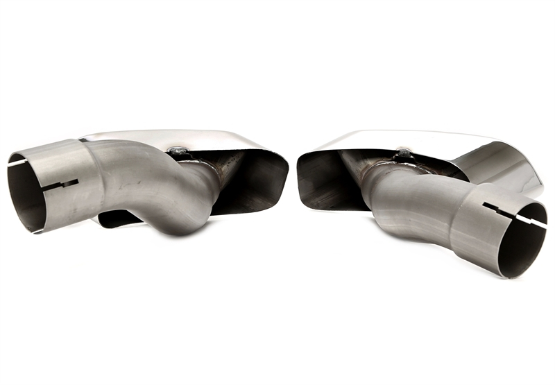 TA Technix Endrohrblende zum anschrauben in chrom/glänzend passend für BMW X6er Serie (E71)